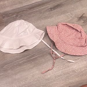 H&M babygirl sun hats